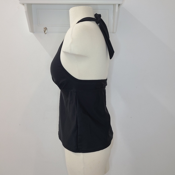 TAHITI Mix & Match Series Black & Turquoise Tankini Swimsuit S Top & L Btm - Picture 2 of 15
